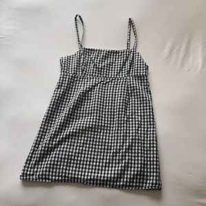 b+w checkered dress (uo)